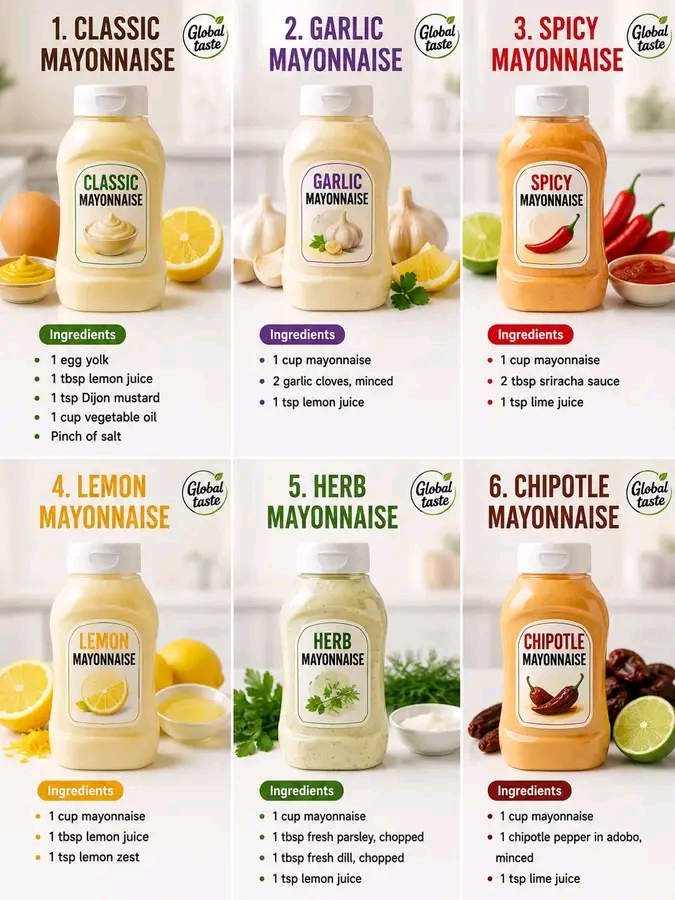 Homemade Mayonnaise Recipes - 6 Delicious Varieties