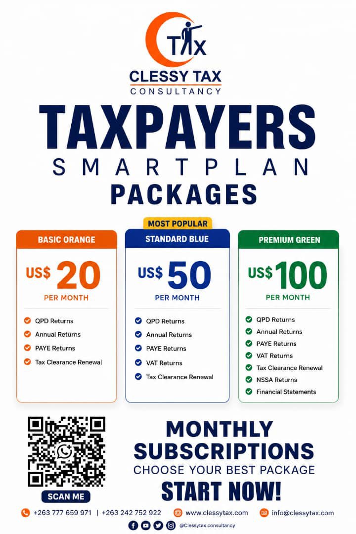 Tax Consultancy & Business Registration Services in Harare CBD