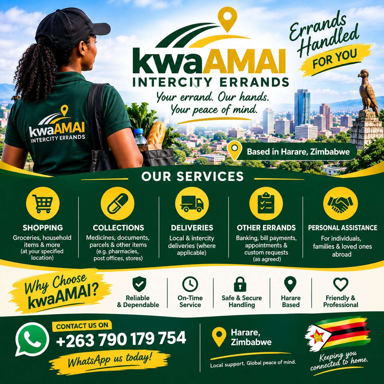 Errands Services in CBD Harare