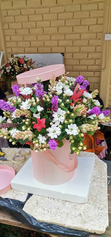 Fresh Flower Bouquets & Custom Floral Box Arrangements in Harare