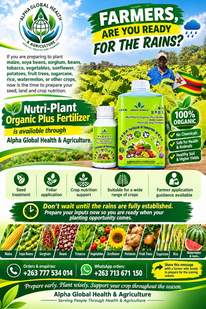 Nutri-Plant Organic Plus Fertilizer in chikohono, Chinhoyi
