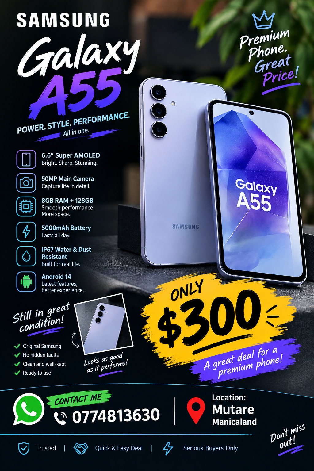 A55 5G Samsung in Mutare