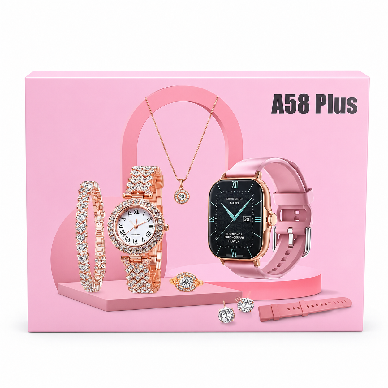 A58 Plus Smart Watch+Jewelry in Harare Province