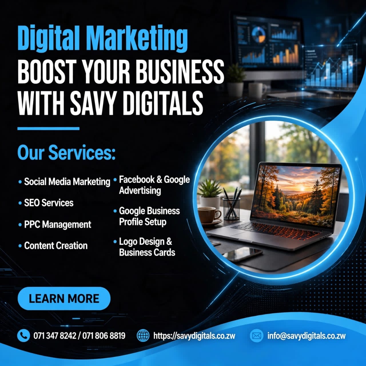 BOOST YOUR BUSINESS WITH SAVY DIGITALS 🚀 in Zvishavane