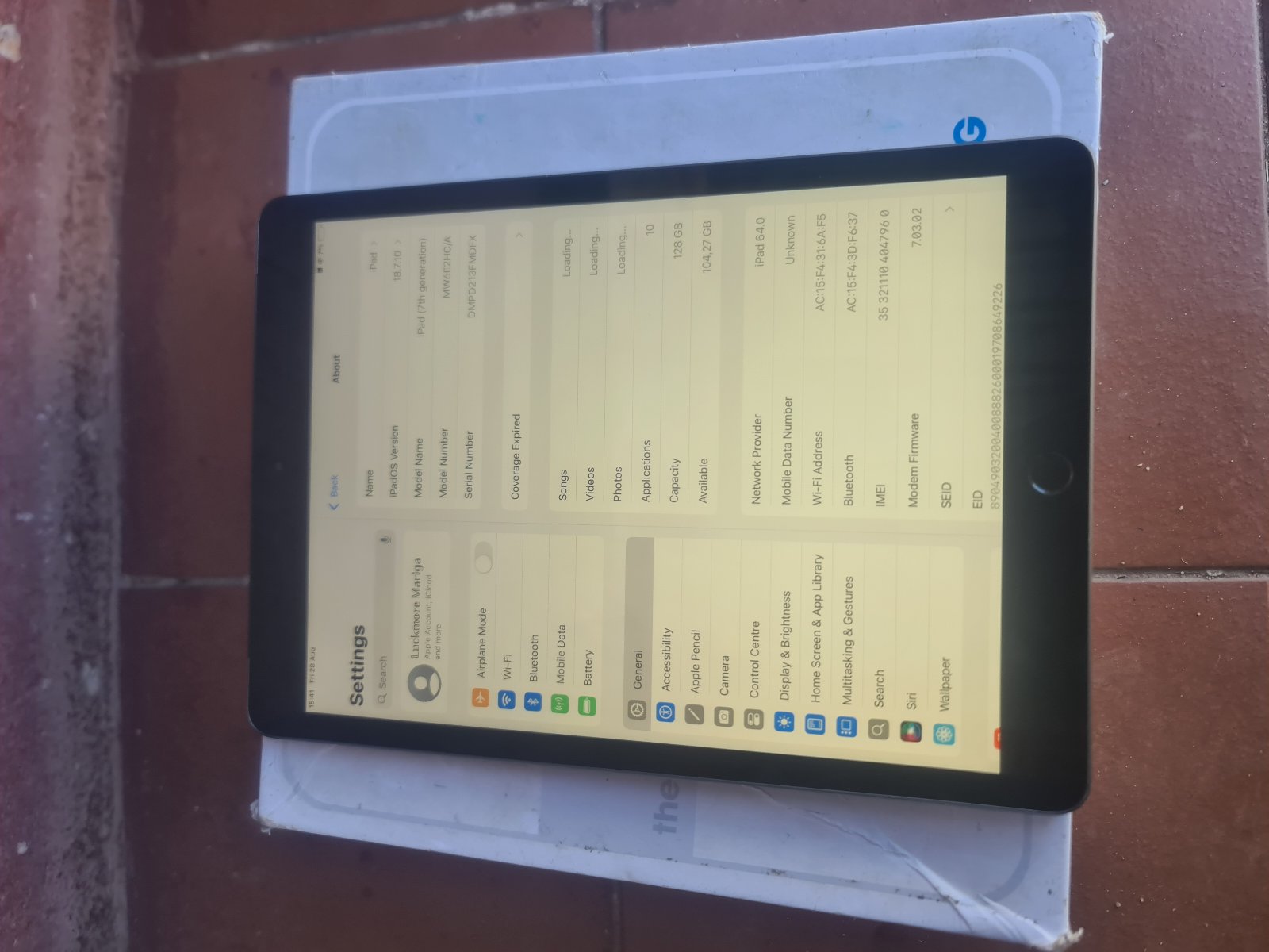 Apple iPad 7th Gen 128GB (Wi-Fi + Cellular) in Harare