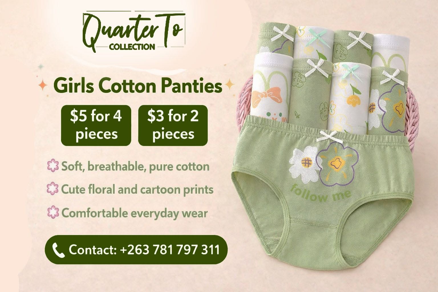 Kids pants - cotton in Harare