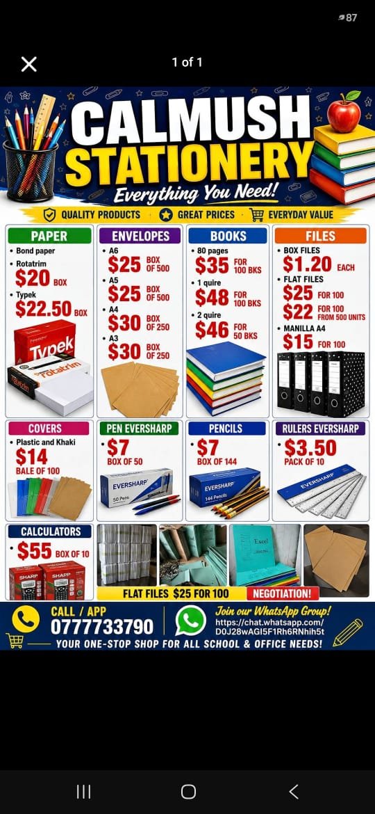 Stationary Wholesale in Chitungwiza